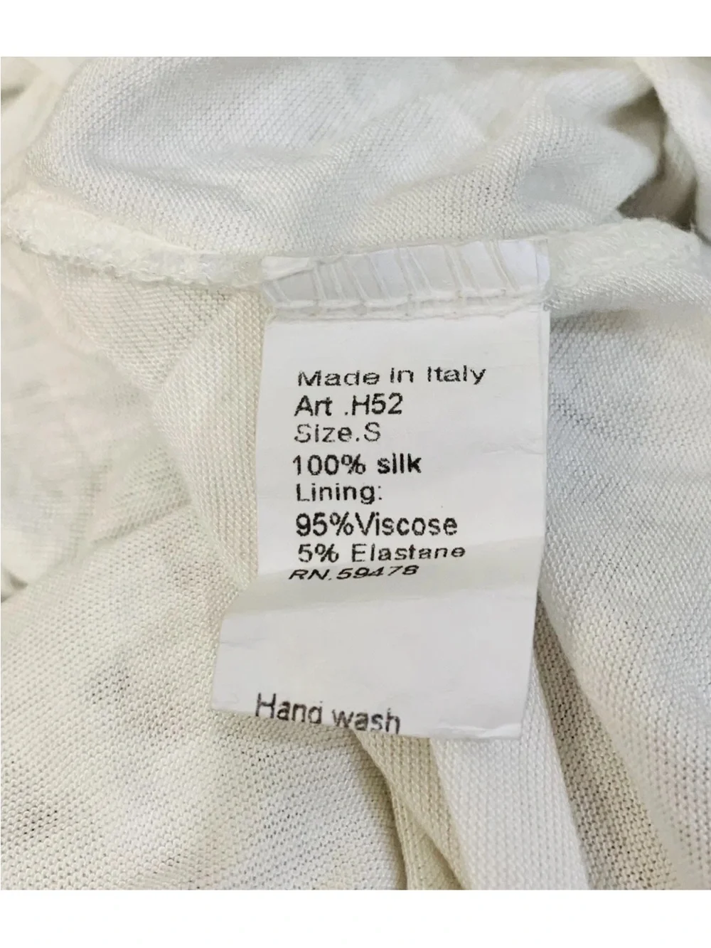 Luisa Ricci White Silk Polka Dot Short Sleeve Blouse S - Picture 10 of 11